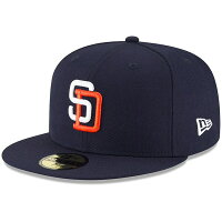 【取寄】MLB パドレス 帽子 クーパーズタウン Cooperstown Collection Logo 59FIFTY Fitted ニューエラ/New Era ネイビー - 
大好評のシリーズ！MLBクーパーズタウンロゴキャップ予約受付中！
