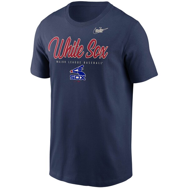 MLB ホワイトソックス Tシャツ クーパーズタウン Cooperstown Collection Logo T-Shirt ナイキ/Nike ネイビー