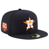 MLB アストロズ キャップ 60周年モデル Authentic Collection On-Field 59FIFTY ニューエラ/New Era ホーム ネイビー - 
試合でも着用したMLBアストロズ 60周年パッチ ニューエラCAPが登場！
