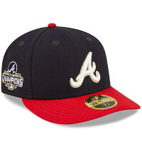 【ピックアップ】MLB ブレーブス キャップ 2022 ゴールドプログラム Gold Program Low Profile 59FIFTY Fitted Hat ニューエラ/New Era ネイビー - 
ワールドシリーズの再戦となった ブレーブスvsアストロズは2勝1敗でブレーブスに軍配！
