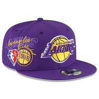 【取寄】NBA レイカーズ キャップ バック ハーフ スナップバック 75周年 Back Half 9FIFTY 帽子 ニューエラ/New Era パープル - 
NBA創立75周年を祝したCAPが登場！
