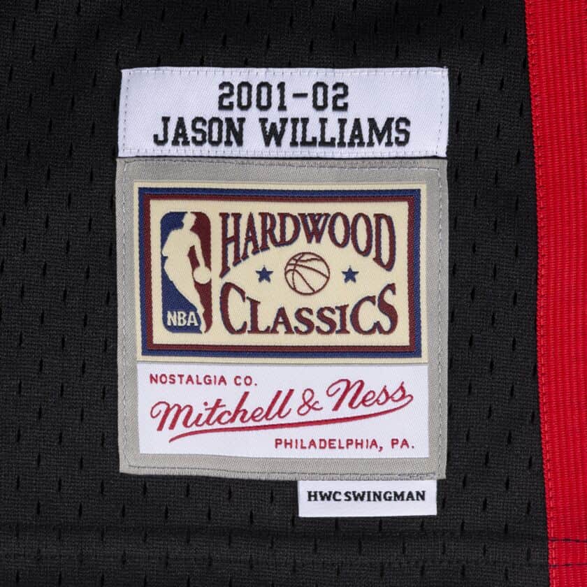 NBA ジェイソン・ウィリアムス グリズリーズ ユニフォーム スウィングマン 2001-02 ミッチェル＆ネス/Mitchell & Ness BKTL