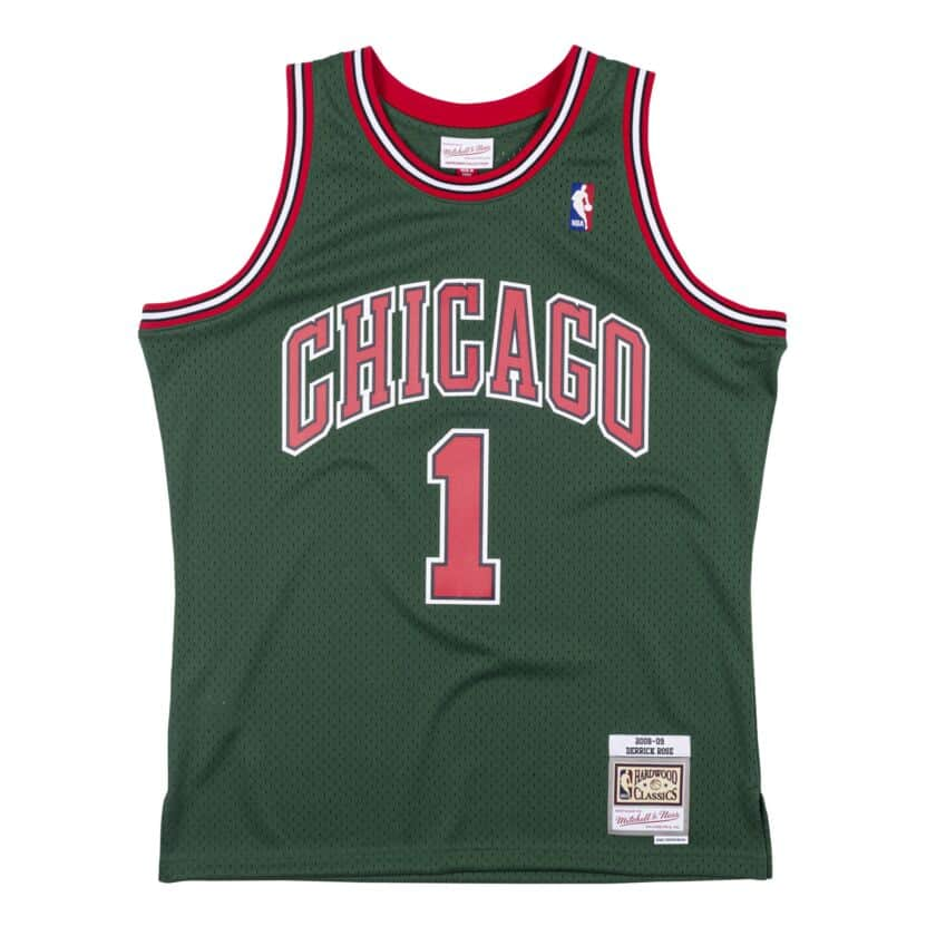 NBA デリック・ローズ シカゴ・ブルズ ユニフォーム スウィングマン 2008-09 ミッチェル＆ネス/Mitchell & Ness DarkGreen