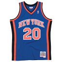 NBA アラン・ヒューストン ニックス ユニフォーム スウィングマン 1998-99 ミッチェル&ネス/Mitchell & Ness ロイヤル