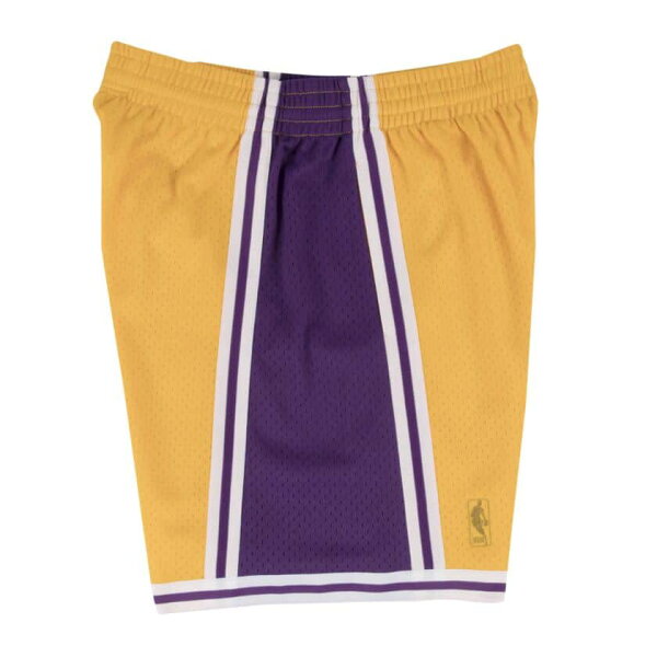 【ピックアップ】NBA レイカーズ ショートパンツ スウィングマンショーツ ホーム1996-97 ミッチェル＆ネス/Mitchell & Ness LightGold/Purple