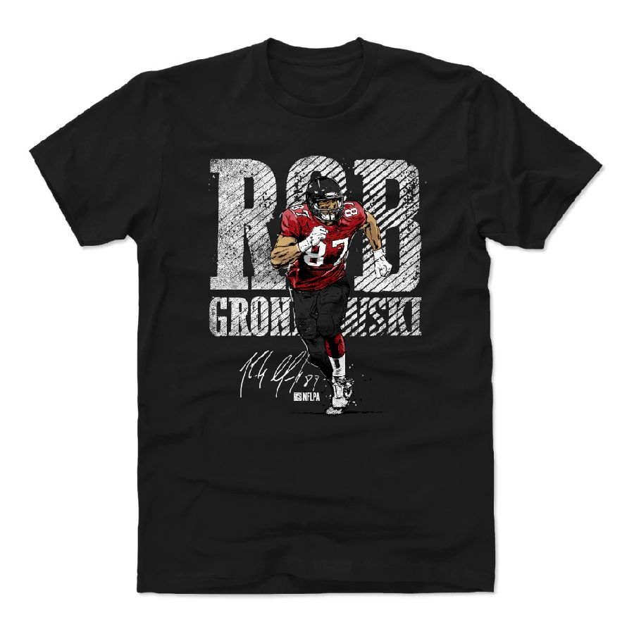 NFL ロブ・グロンコウスキー バッカニアーズ Tシャツ Bold T-Shirt 500Level ブラック 23nplf