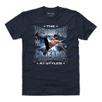 WWE AJスタイルズ Tシャツ Superstars Phenomenal Forearm 500Level True Navy