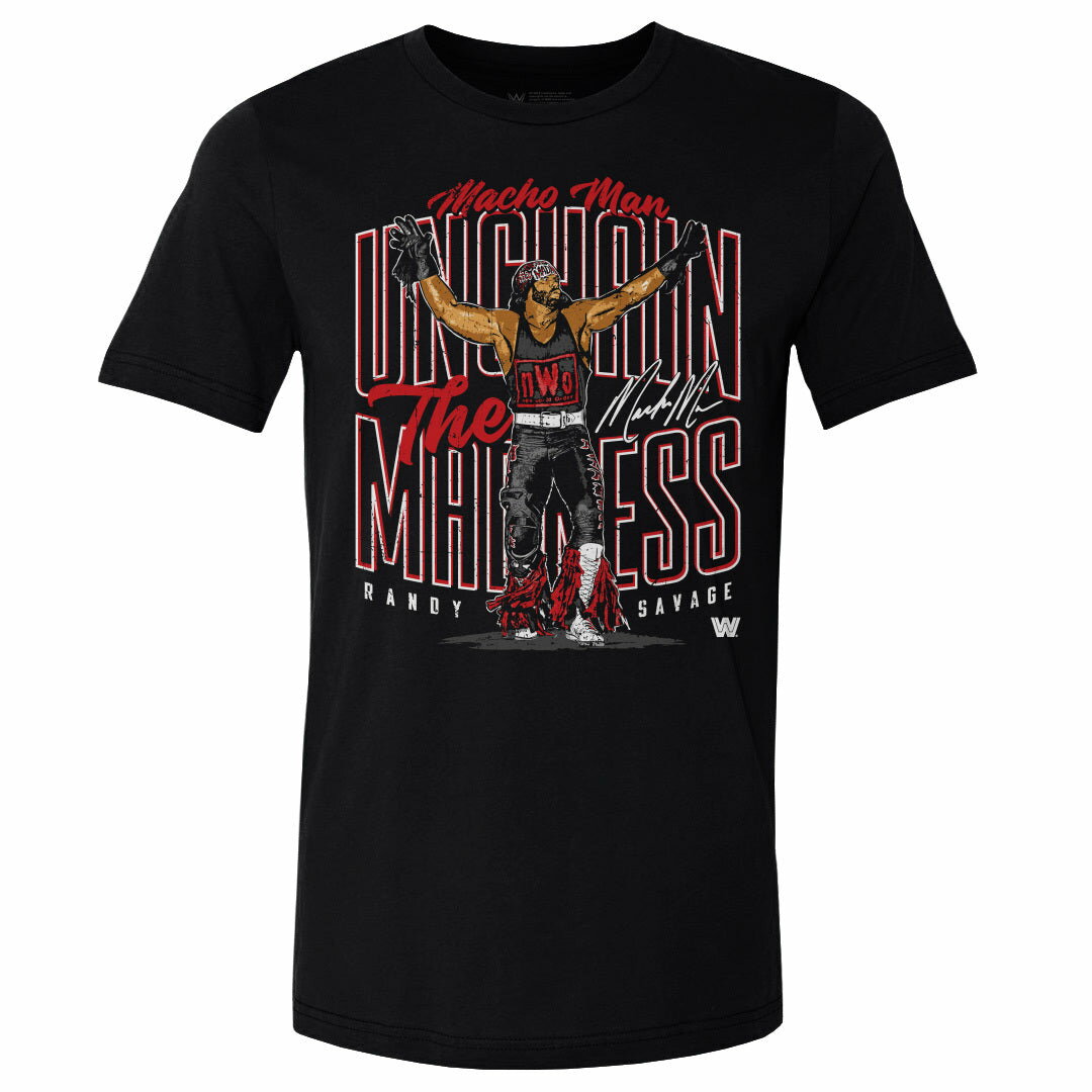 WWE ランディ・サベージ Tシャツ Legends Macho Man Unchain The Madness 500Level ブラック