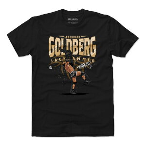 WWE ビル・ゴールドバーグ Tシャツ Superstars Legendary Jackhammer 500Level ブラック