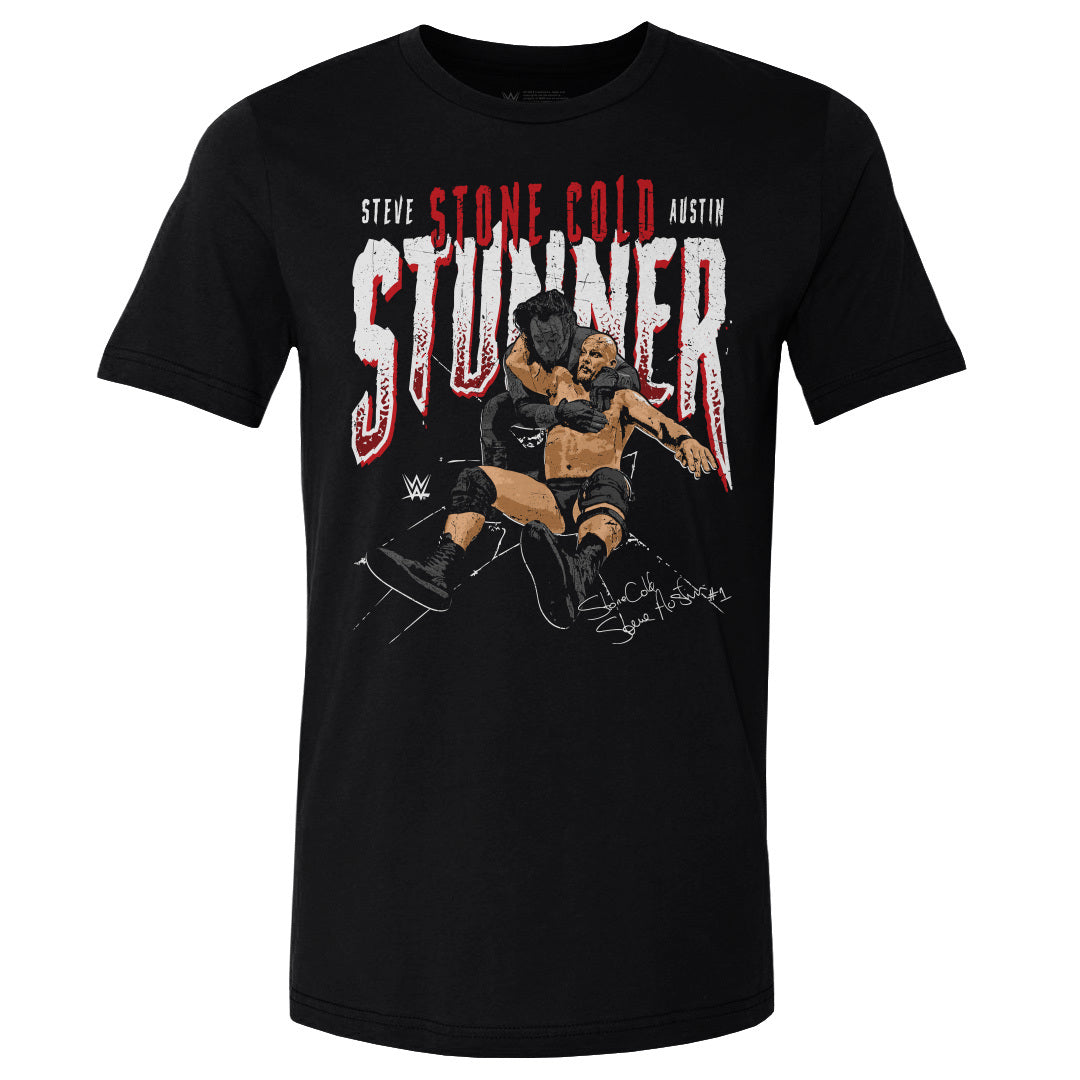 WWE ストーン・コールド・スティーブ・オースチン Tシャツ Legends Stone Cold Stunner 500Level ブラック