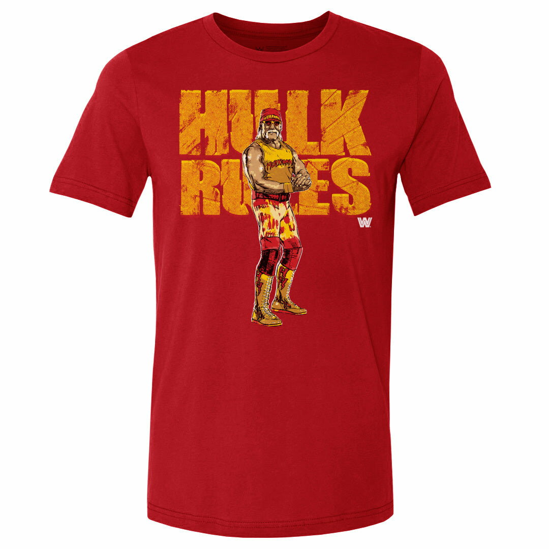 WWE ハルク・ホーガン Tシャツ Legends Hulk Rules 500Level レッド