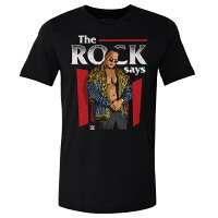 【ピックアップ】WWE ザ・ロック ドウェイン/ジョンソン Tシャツ Legends Says  500Level ブラック - 
ロック様は健在！最大の祭典WRESTLE MANIA開催中🎇
