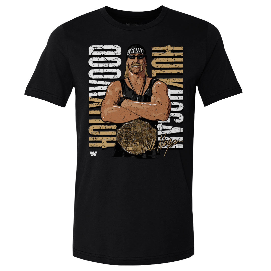 WWE ハルク・ホーガン Tシャツ Legends Hollywood Championship 500Level ブラック