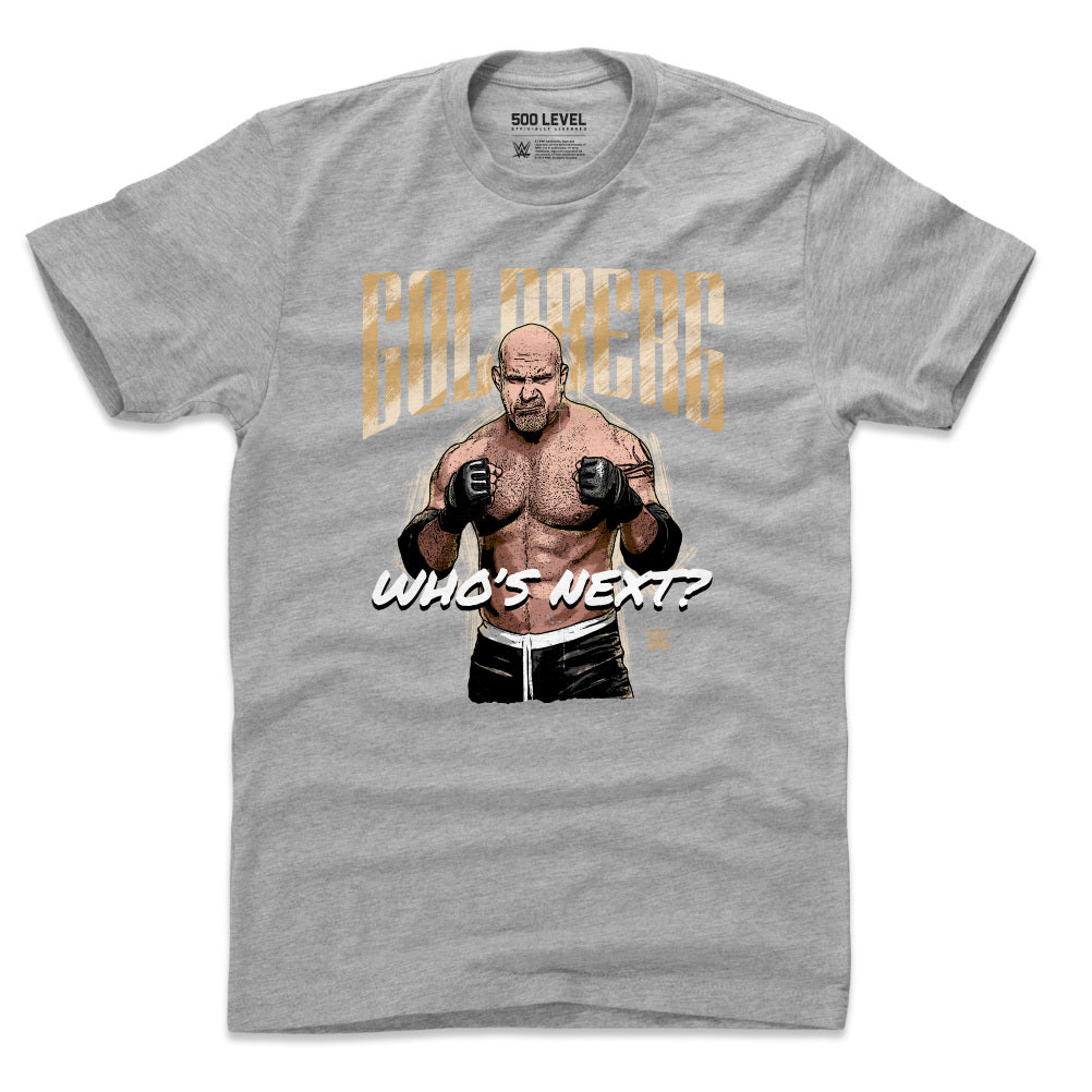 WWE ビル・ゴールドバーグ Tシャツ Superstars Stance 500Level ヘザーグレー