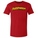 WWE ハルク・ホーガン Tシャツ Legends Hulkamania Logo 500Level レッド