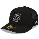 MLB ホワイトソックス キャップ バッティング プラクティス Batting Practice Low Profile 59FIFTY ニューエラ/New Era ブラック