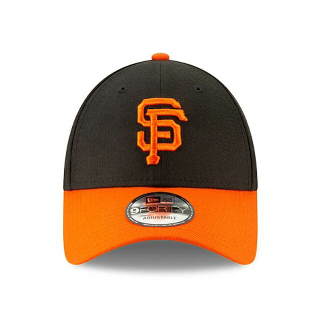 サンフランシスコ・ジャイアンツ キャップ MLB ニューエラ 9FORTY リーグ アジャスタブル New Era オルタネイト (ブラック/オレンジ)