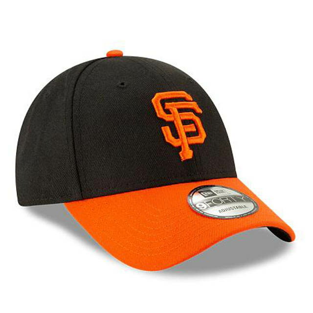 サンフランシスコ・ジャイアンツ キャップ MLB ニューエラ 9FORTY リーグ アジャスタブル New Era オルタネイト (ブラック/オレンジ)