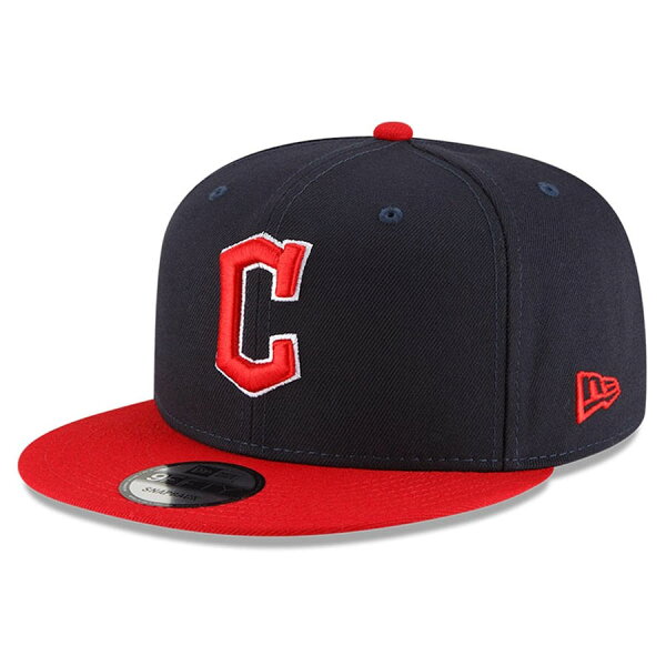 【ピックアップ】MLB クリーブランド ガーディアンズ キャップ Basic 9FIFTY スナップバック ニューエラ/New Era Navy/Red