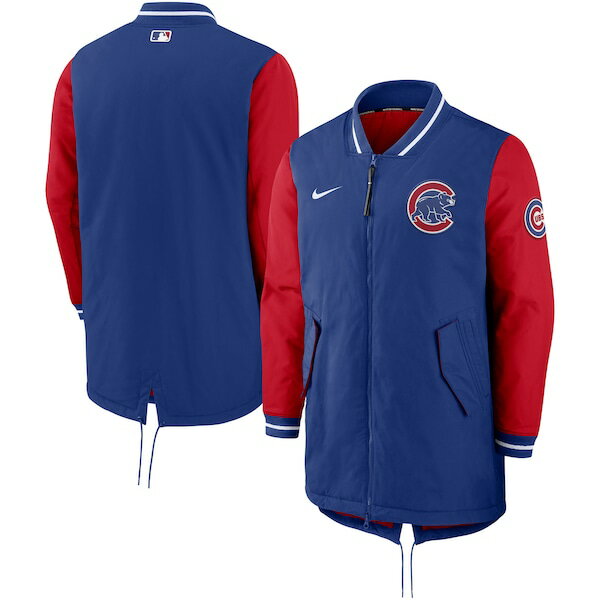 乐天商城 - MLB カブス ジャケット 2022 選手着用 オーセンティックコレクション ダグアウト Jacket ナイキ/Nike Rush Blue/Sport Red【nkac】