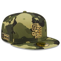 【ピックアップ】MLB パドレス キャップ 2022 アームドフォースデー Armed Forces Day On-Field 59FIFTY Fitted ニューエラ/New Era カモ - 
軍隊記念！アームドフォースデーキャップ特集！
