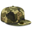 MLB パイレーツ キャップ 2022 アームドフォースデー Armed Forces Day On-Field 59FIFTY Fitted ニューエラ/New Era カモ