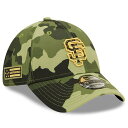 MLB SFジャイアンツ キャップ 2022 アームドフォースデー Armed Forces Day 39THIRTY フレックス ニューエラ/New Era カモ