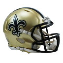 NFL セインツ ミニヘルメット Revolution Speed Mini Football Helmet Riddell