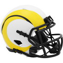 NFL ラムズ ミニヘルメット LUNAR Alternate Revolution Speed Mini Football Helmet Riddell