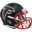 NFL ファルコンズ ミニヘルメット Flat Black Alternate Speed Mini Football Helmet Riddell