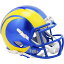 NFL ラムズ ミニヘルメット 2020-Present Revolution Speed Mini Football Helmet Riddell