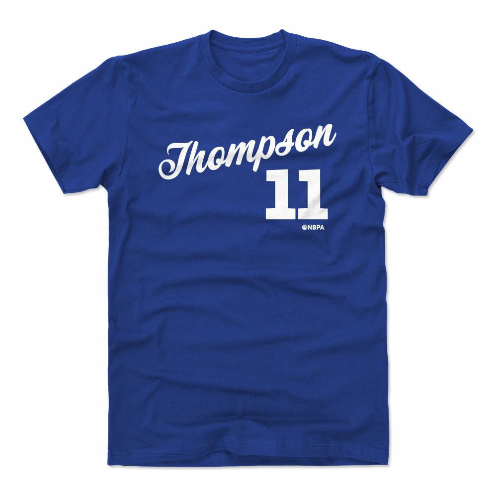 NBA クレイ・トンプソン ウォリアーズ Tシャツ Golden State Script WHT 500Level ロイヤルブルー