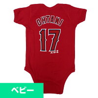 MLB 大谷翔平 エンゼルス ベビーワンジー Baby Slugger Creeper Outer Stuff レッド - 
大谷翔平選手のネームナンバー入りロンパース入荷しました！プレゼントに最適です！
