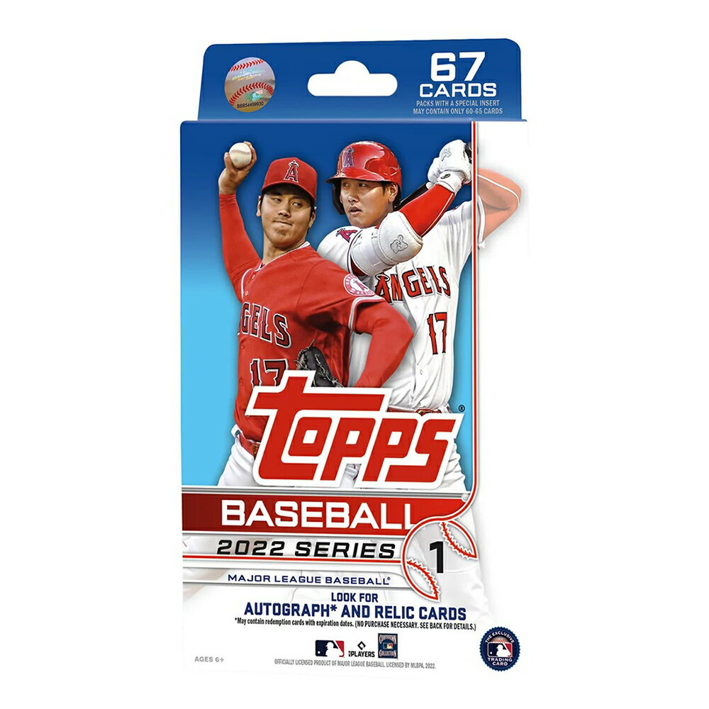 MLB トレーディングカード/スポーツカード ボックス 2022 Series 1 Baseball Factory Sealed Hanger Box Topps トップス