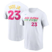MLB フェルナンド・タティス・ジュニア パドレス Tシャツ 2022 シティーコネクト City Connect ネーム＆ナンバー ナイキ/Nike ホワイト - 
SB 栗原選手も大ファン！タティスJr. のシティーコネクトTeeが待望の入荷！
