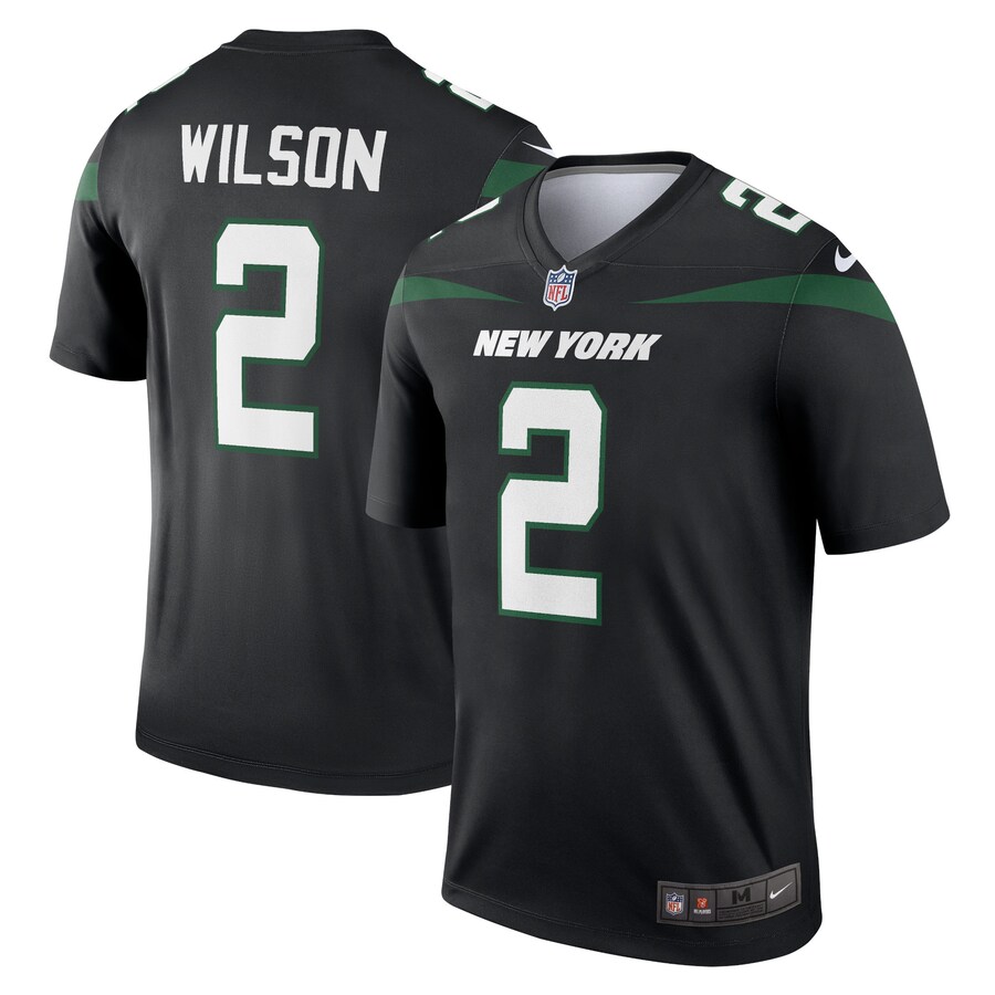 NFL ザック・ウィルソン ジェッツ ユニフォーム レジェンド ジャージ Legend Jersey ナイキ/Nike ブラック