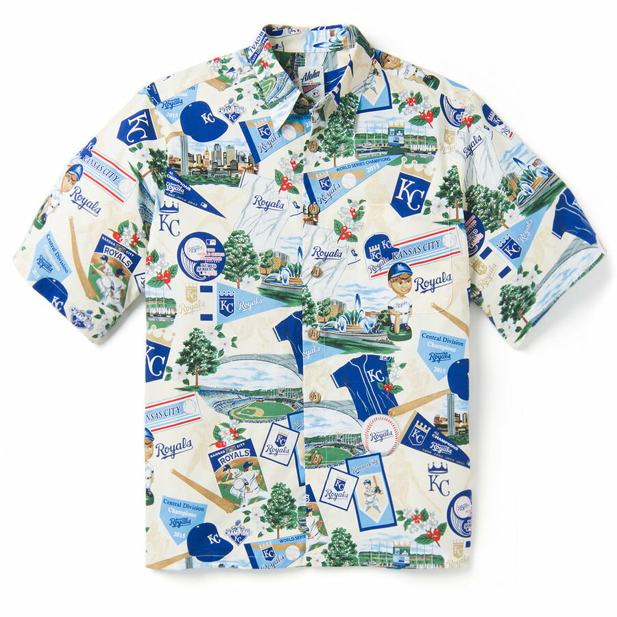 MLB CY AnVc nCA Scenic Aloha Shirt CXv[i[ Reyn Spooner