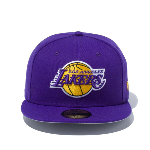 【ピックアップ】NBA レイカーズ キャップ 59FIFTY Logo Cap ニューエラ/New Era パープル