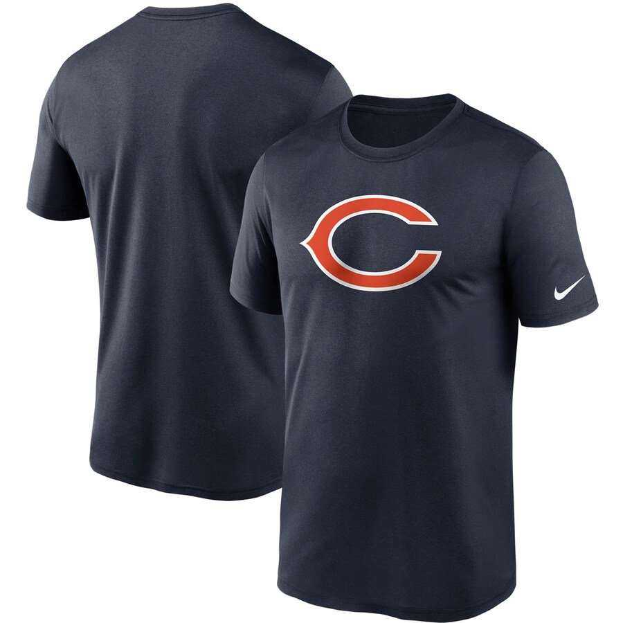 乐天商城 - NFL ベアーズ Tシャツ スウッシュロゴ Logo Essential Legend Performance T-Shirt ナイキ/Nike ネイビー