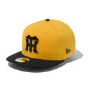 阪神タイガース グッズ キャップ 59FIFTY Cap ニューエラ/New Era エーゴールド ブラック ブラックバイザー