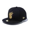 横浜DeNAベイスターズ グッズ キャップ 59FIFTY Cap ニューエラ/New Era ブラック ゴールド