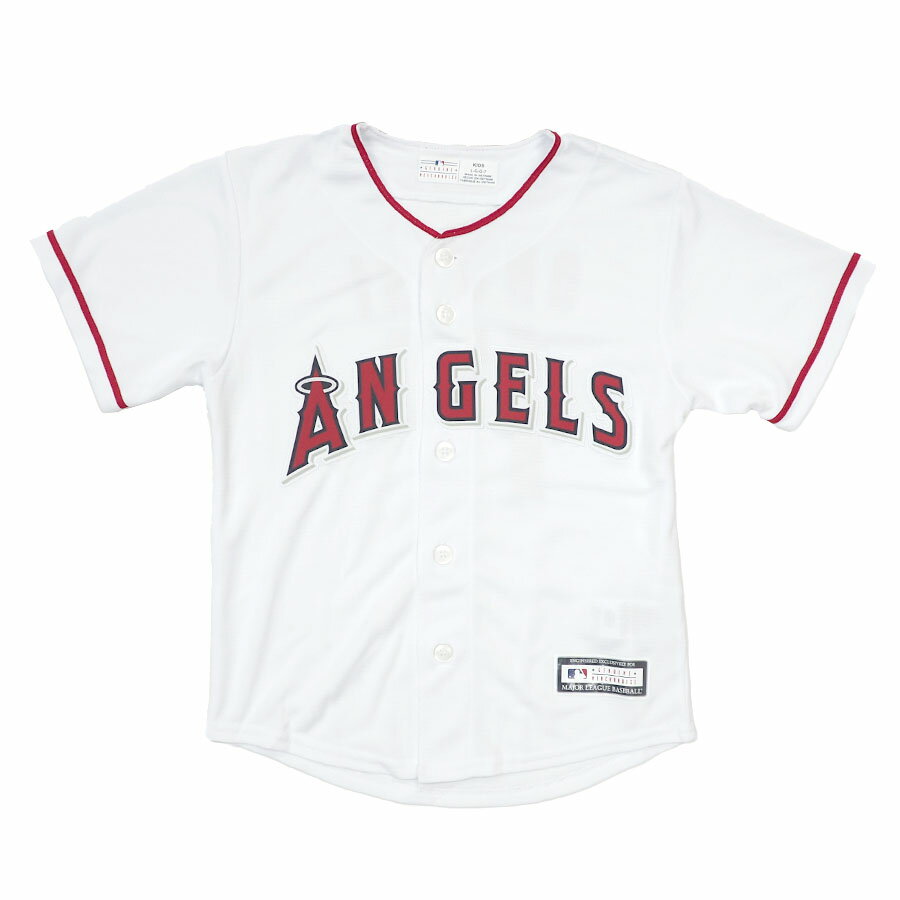 【ピックアップ】MLB 大谷翔平 エンゼルス ユニフォーム キッズ Player Replica Jersey Outer Stuff ホワイト