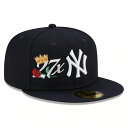MLB ヤンキース キャップ Crown 27x Champs 59FIFTY Cap ニューエラ/New Era ネイビー