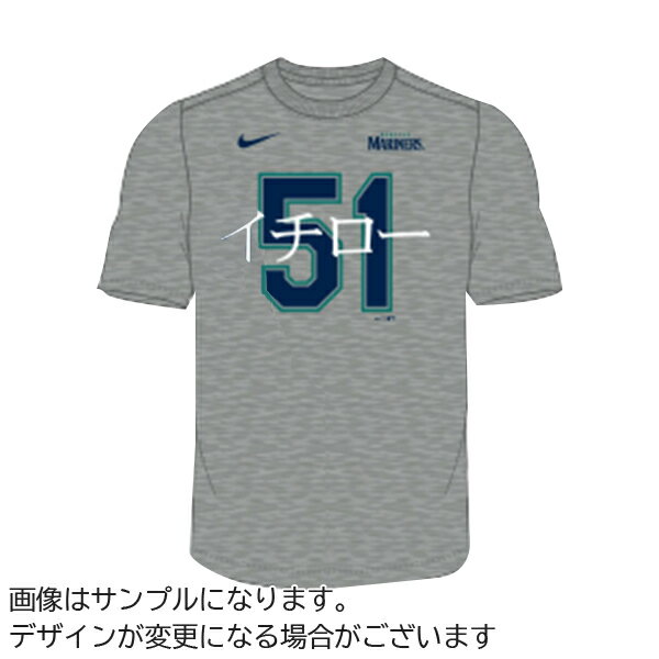 MLB イチロー マリナーズ Tシャツ イチローウィークエンド Large Number Special Characters Tee ナイキ/Nike グレー