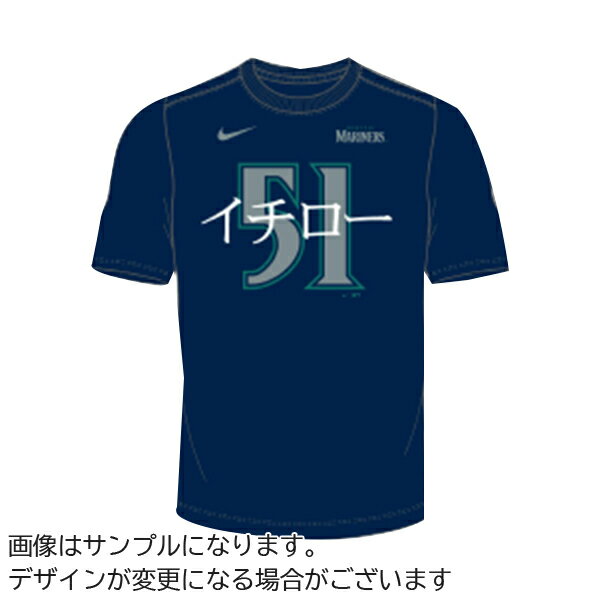 MLB イチロー マリナーズ Tシャツ イチローウィークエンド Large Number Special Characters Tee ナイキ/Nike ネイビー