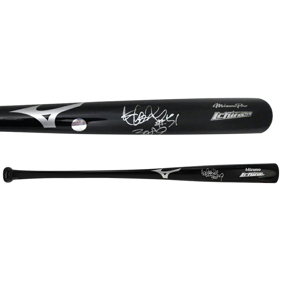 MLB イチロー マリナーズ 直筆サイン バット MLB通算安打 3081本記念 Autographed Mizuno Game Model Bat