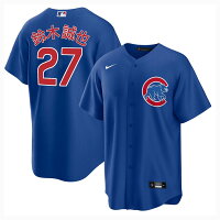 MLB 鈴木誠也 カブス ユニフォーム 漢字 レプリカジャージ JERSEY ナイキ/Nike オルタネイト ブルー - 
シカゴ限定の漢字ネームモデルも登場！鈴木誠也選手グッズ！
