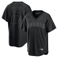 MLB 大谷翔平 エンゼルス ユニフォーム Pitch Black Fashion Replica Player Jersey ナイキ/Nike ブラック - 
シンプルにめっちゃカッコイイ！！大谷選手のBlack　ON　Black
