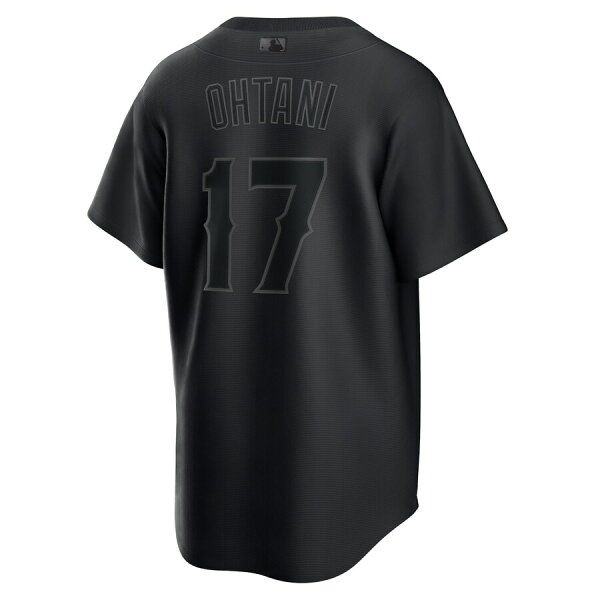 【ピックアップ】MLB 大谷翔平 エンゼルス ユニフォーム Pitch Black Fashion Replica Player Jersey ナイキ/Nike ブラック