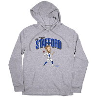 【取寄】NFL パーカー マシュー・スタッフォード ラムズ カリカチュア Caricature Hoodie フーディー BreakingT グレー - 
注目のブランド！ブレイキングTeeから人気のNFL x カリカチュアTee＆パーカーが登場！
